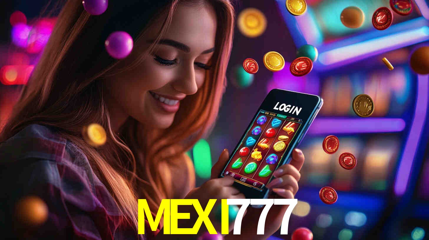Interfaz de la app móvil MEXI777 en un smartphone moderno